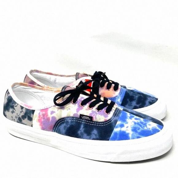 VANS Anaheim 44D Skate Shoes Low Multi Blue Canvas VN0A54F9AXJ Sneaker Size Men - Picture 2 of 10